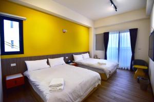 Voodi või voodid majutusasutuse Diving Duck B&B toas