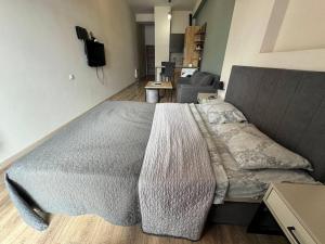 Кровать или кровати в номере Kechi Apart Tsaghkadzor