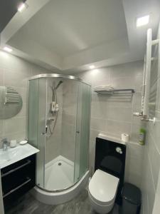 Koupelna v ubytování Apartment Střížkov