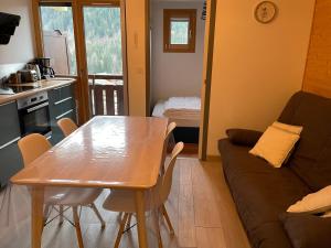 Kuchyň nebo kuchyňský kout v ubytování Chatel - appartement 2 pièces rénové - 4 personnes - proche centre - ménage inclus