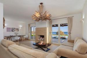 A seating area at Villa Sevil