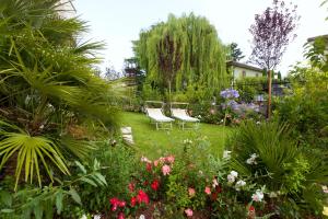 A garden outside Acqua Resorts