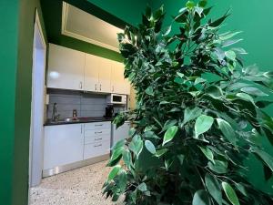 Kuchyňa alebo kuchynka v ubytovaní Cyber Loft - Futuristic Athens VIPGreece