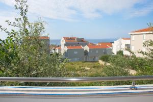a view of a city from a balcony at Apartment MiraMar in Novalja
