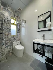 Koupelna v ubytování Homestay BỒ CÔNG ANH