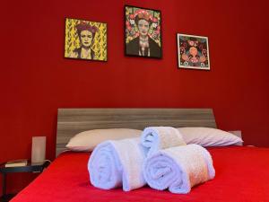 Postel nebo postele na pokoji v ubytování Le Gorgoni b&b
