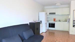 Kuchyň nebo kuchyňský kout v ubytování TY BIHAN - T2 - Wifi - Parking - Terrasse