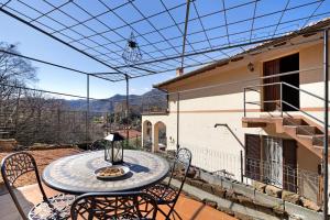 Balkón nebo terasa v ubytování La Terrazza del Tempo