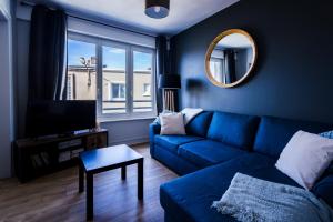 Posezení v ubytování Appartement vue nausicaa