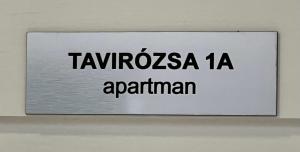 Certifikát, ocenenie alebo iný dokument vystavený v ubytovaní Tavirózsa 1A