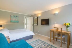 Ένα ή περισσότερα κρεβάτια σε δωμάτιο στο Addenbrookes Flat 2 mins walk free Private Parking