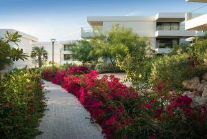 Un jardín fuera de Papagayo Beach Hotel