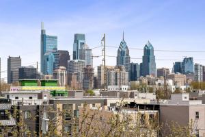 Γενική άποψη της πόλης Φιλαδέλφεια ή θέα της πόλης από  αυτή η παραθεριστική κατοικία