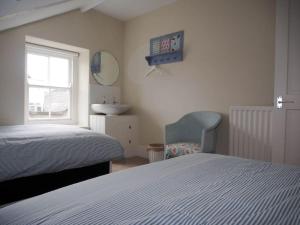 Llit o llits en una habitació de Stunning apartment in the centre of Corbridge
