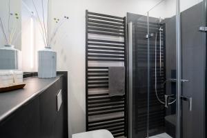 Phòng tắm tại AMW8d Ferienhaus Moin +20 ảnh