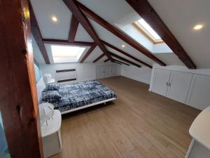 Postel nebo postele na pokoji v ubytování Apartment Nina