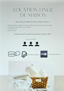 Grand studio 3 personnes idéalement placé的证书、奖牌、标识或其他文件