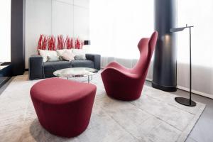 Istumisnurk majutusasutuses Novotel Suites Genève Aéroport