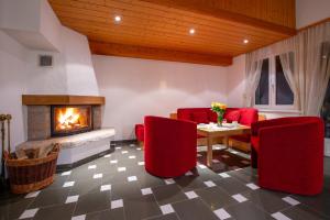 Ruang duduk di Hotel Grindelwalderhof