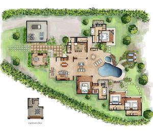 Piscina di Hale Mele Polynesian Pod Style Home with private Pool, Hot Tub, E-bikes and Golf Cart o nelle vicinanze