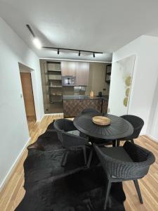 Kuchyň nebo kuchyňský kout v ubytování Apartmán Luhačovice III.