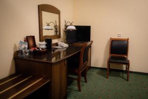 TV a/nebo společenská místnost v ubytování Hotel Górski
