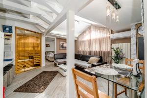 Posezení v ubytování Nirvana SPA Center