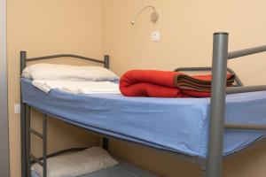 Двухъярусная кровать или двухъярусные кровати в номере Hostel Bardenas