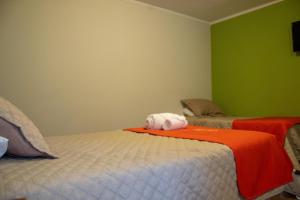 Postel nebo postele na pokoji v ubytování Hostal Casa Alegre