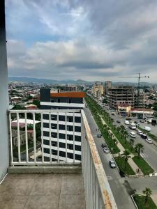 a view of a city street with a building at Best choice in Kutaisi