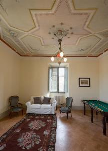 Istumisnurk majutusasutuses B&B Palazzo Mattei