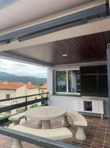 Balkón nebo terasa v ubytování Casa Cari