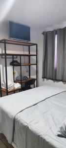 Katil atau katil-katil dalam bilik di Maravilhoso flat de Tambaú