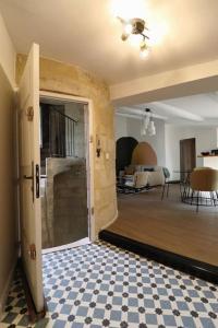 Χώρος καθιστικού στο Uzès la Tour Médiévale Centre Historique