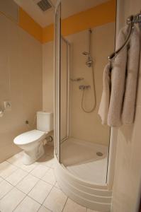 Koupelna v ubytování Hotel Roháč