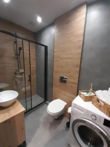 Kylpyhuone majoituspaikassa Viva Apartments