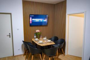 TV a/nebo společenská místnost v ubytování Eddy´s Appartment