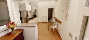 Kuchyň nebo kuchyňský kout v ubytování Apartmani Cupar