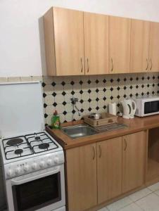 Nhà bếp/bếp nhỏ tại Apartments by the sea Drasnice, Makarska - 22398