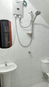 Et badeværelse på Blue Beach House Chicama - Habitaciones