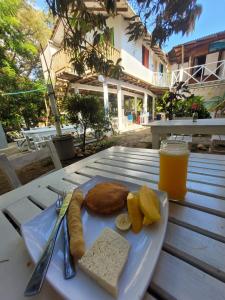 Možnosti snídaně pro hosty v ubytování Cabañas Isla Bonita