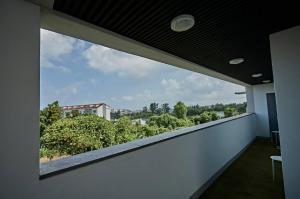 Balkón nebo terasa v ubytování Ara Stay Pension