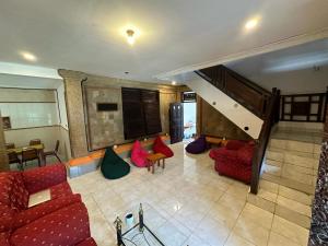 Posezení v ubytování Rodin Bali Hostel