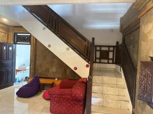 Posezení v ubytování Rodin Bali Hostel