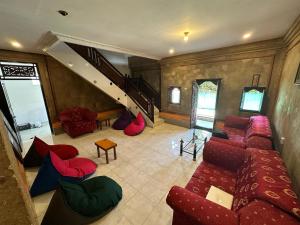 Posezení v ubytování Rodin Bali Hostel