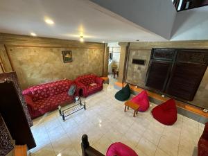 Posezení v ubytování Rodin Bali Hostel