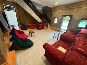 Posezení v ubytování Rodin Bali Hostel