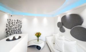 Posezení v ubytování Elite Luxury Suites
