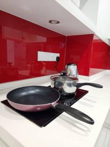 Köök või kööginurk majutusasutuses Modern Suite in Penang Island