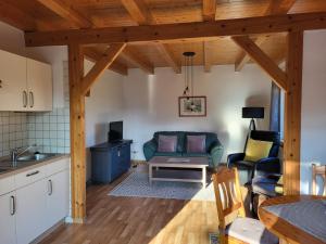 Χώρος καθιστικού στο Ferienhaus Bella